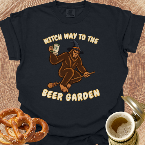 Witch Way to Beer-Garden T-Shirt