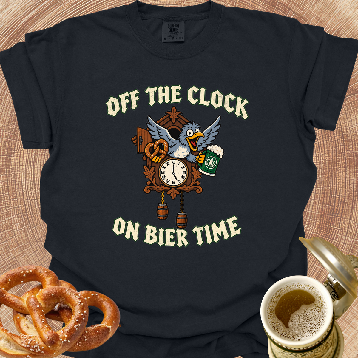 Off the Clock - On Bier Time T-Shirt