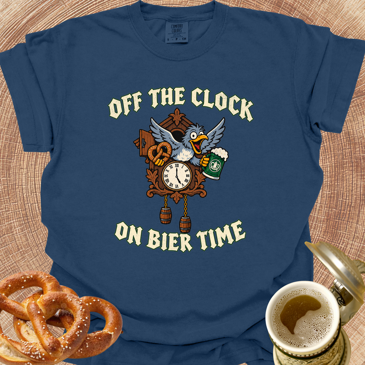 Off the Clock - On Bier Time T-Shirt