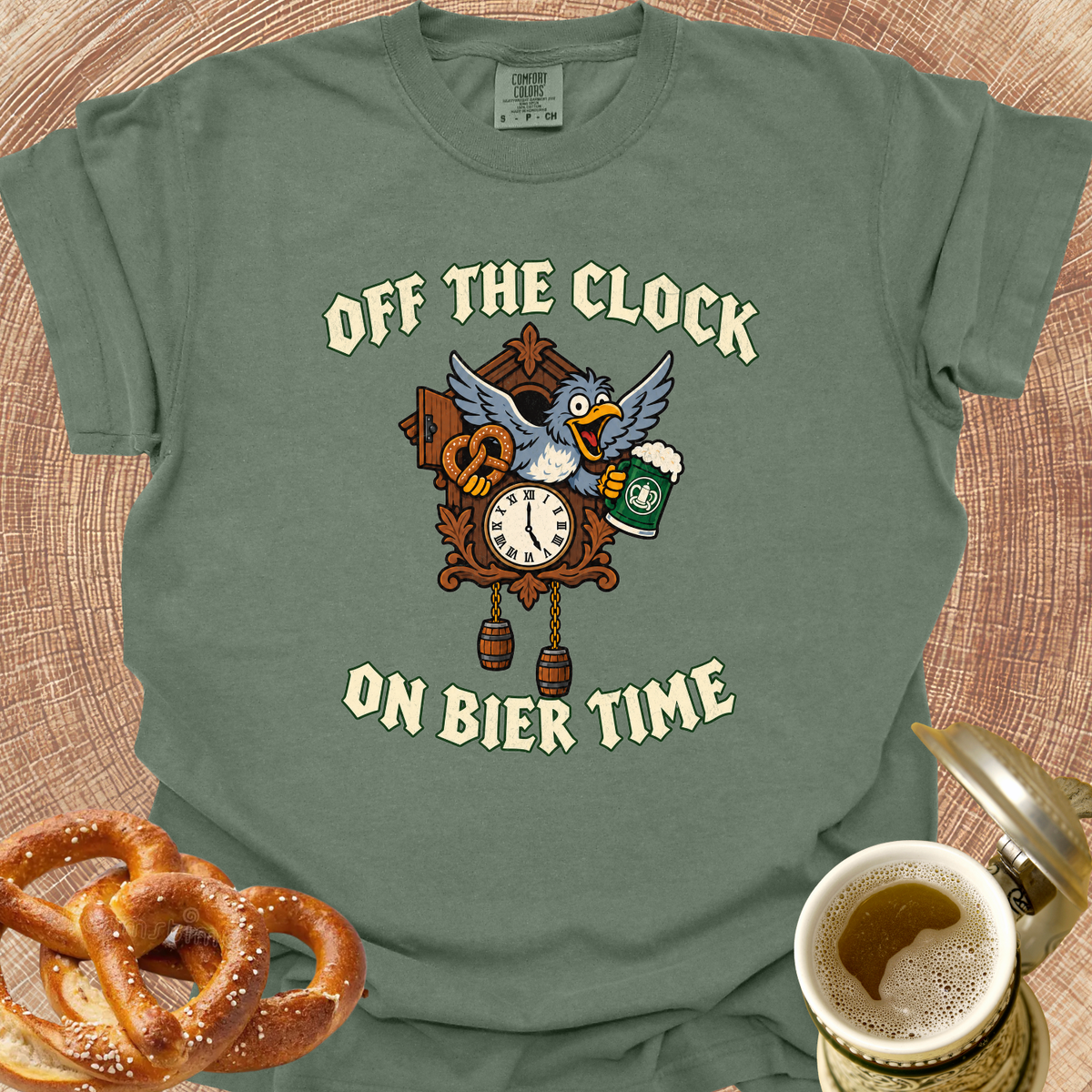 Off the Clock - On Bier Time T-Shirt