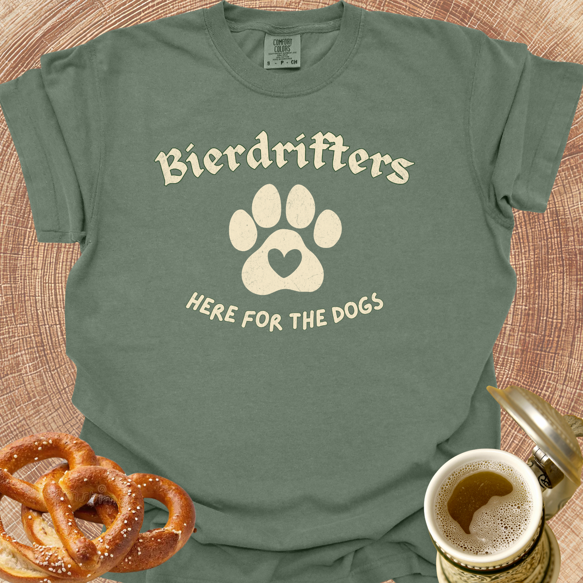 Here for the Dogs T‑Shirt