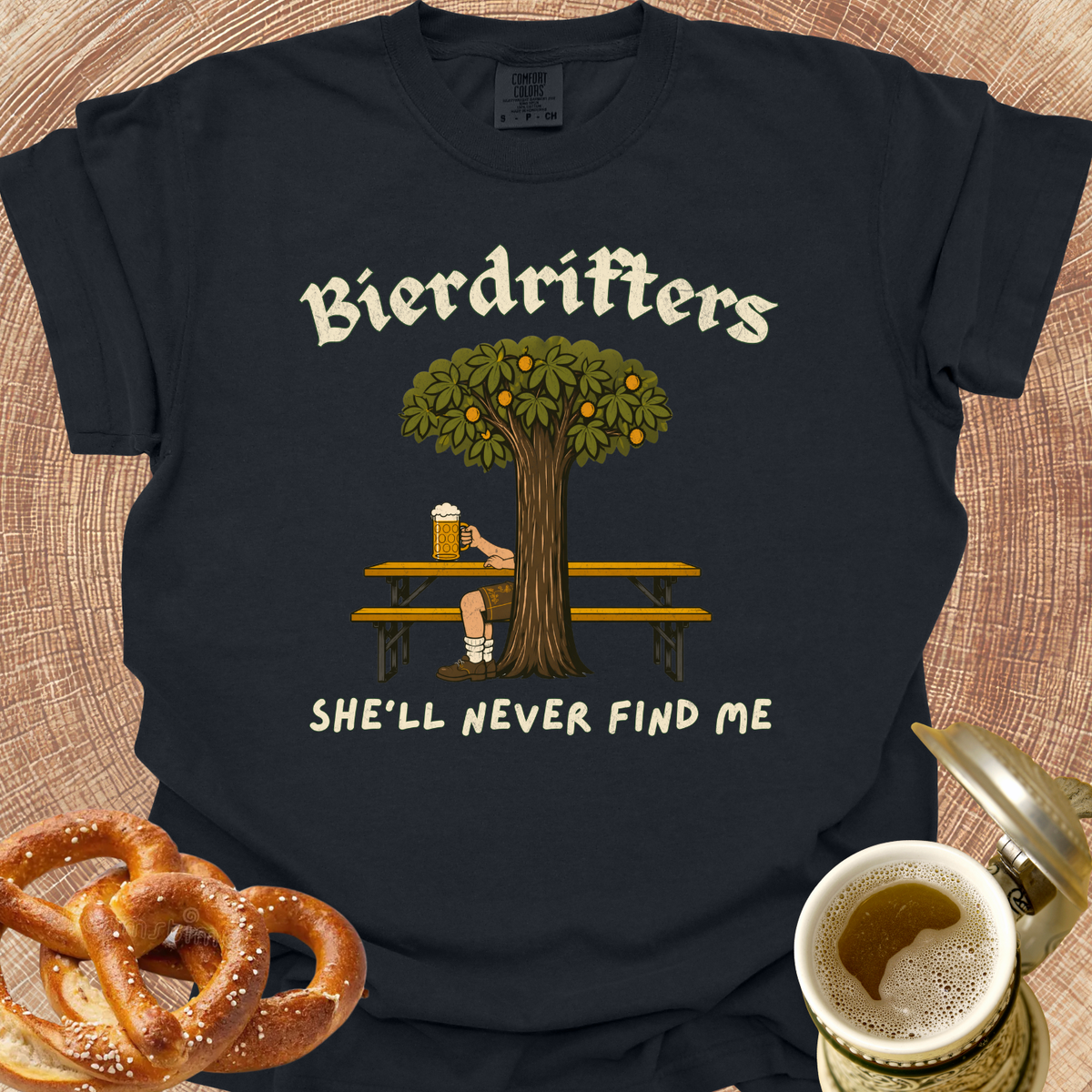 She'll Never Find Me T‑Shirt