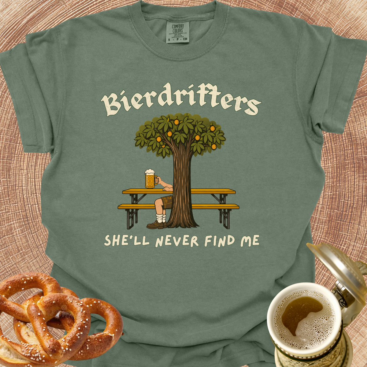 She'll Never Find Me T‑Shirt