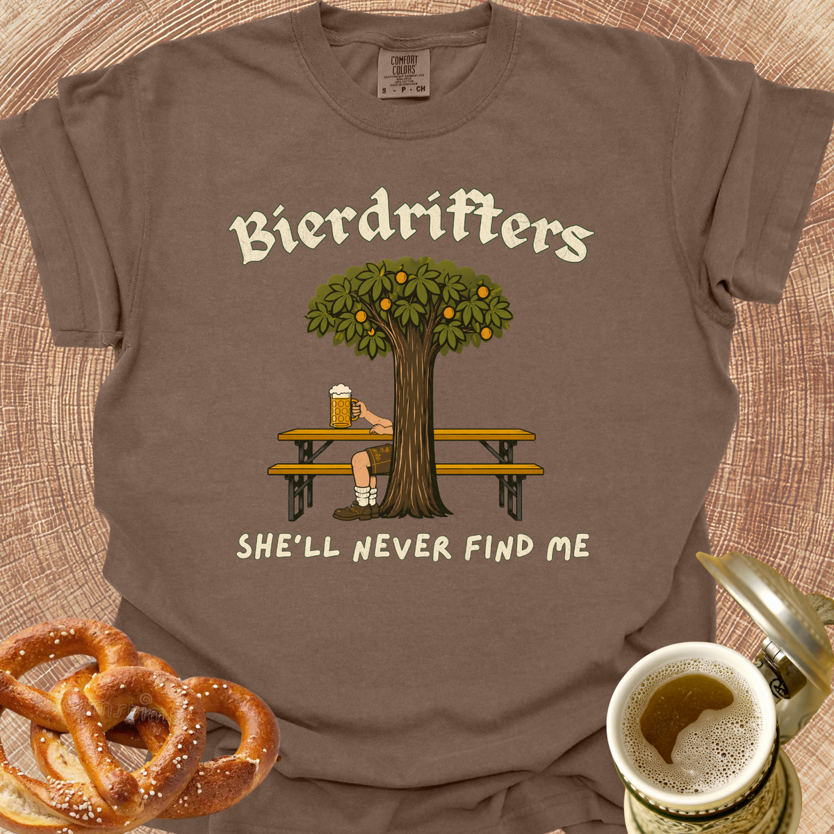 She'll Never Find Me T‑Shirt
