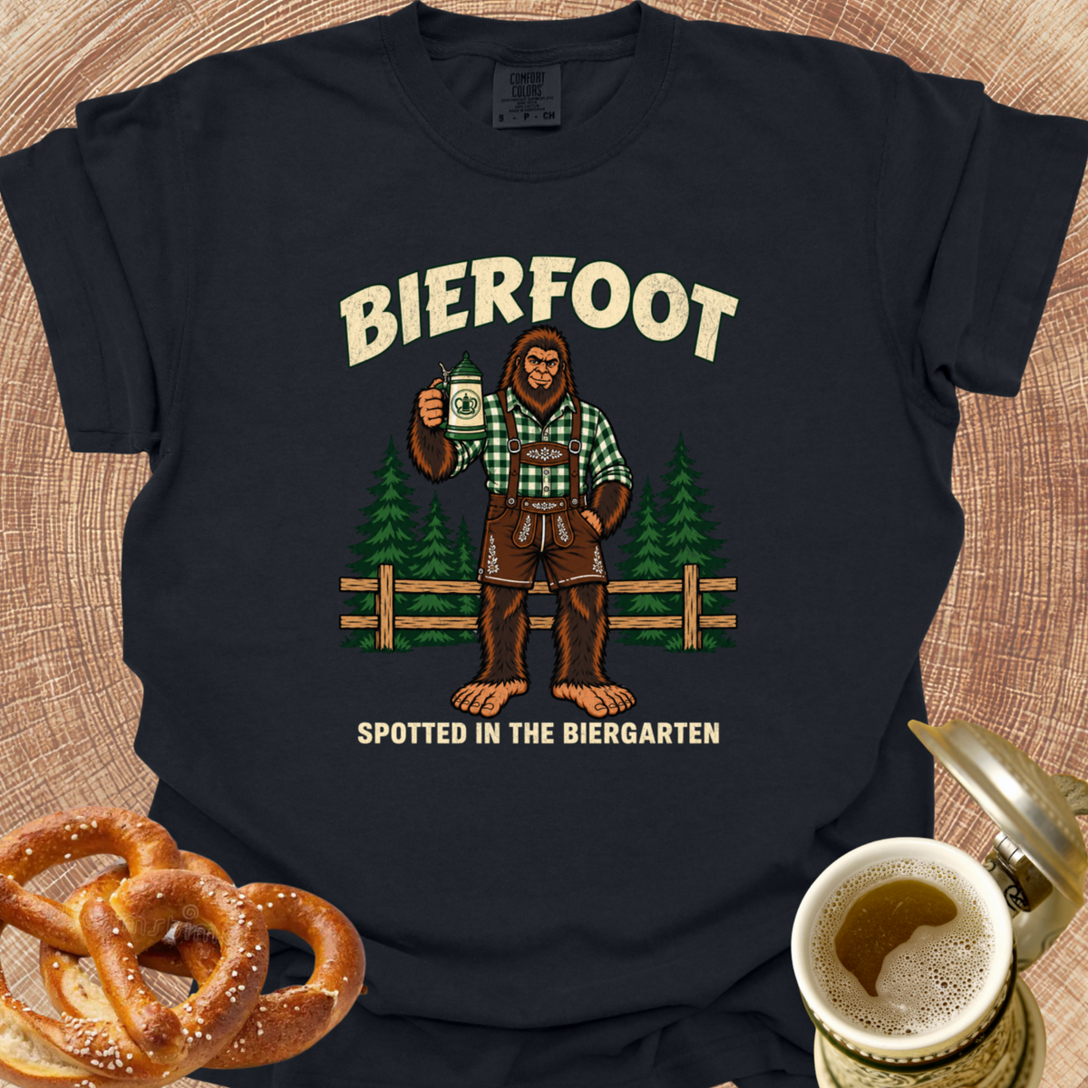Bierfoot Spotted in the Biergarten T-Shirt