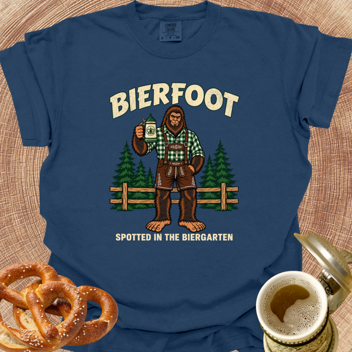 Bierfoot Spotted in the Biergarten T-Shirt