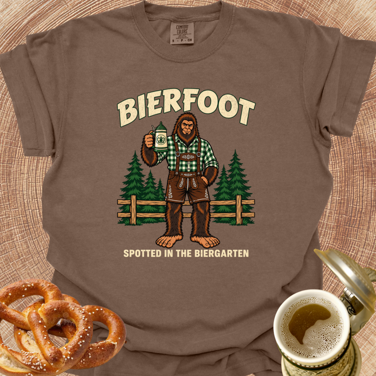 Bierfoot Spotted in the Biergarten T-Shirt