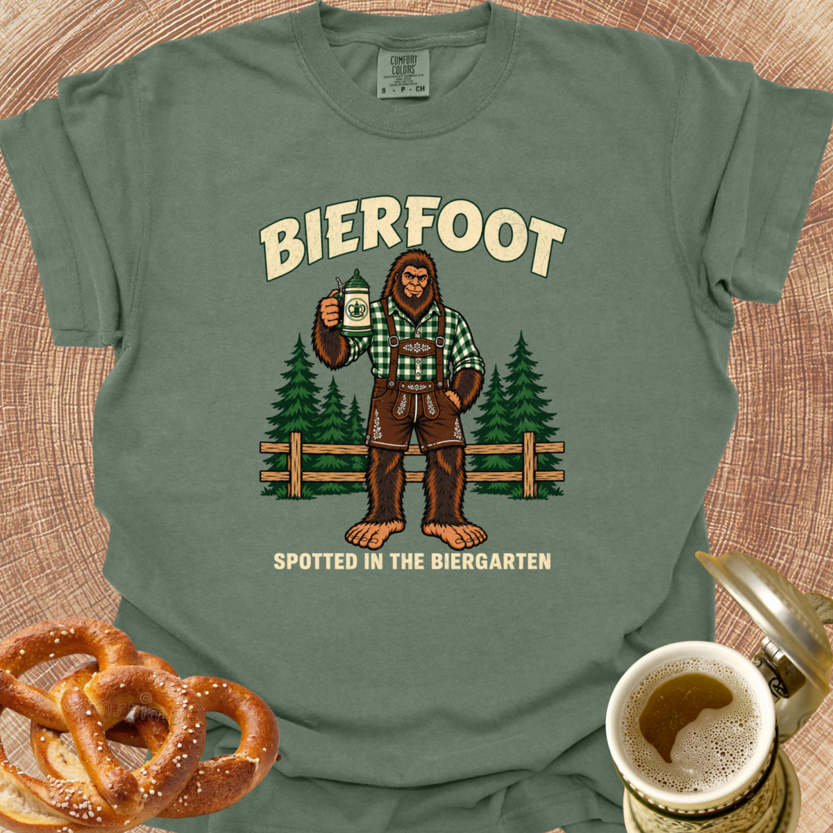 Bierfoot Spotted in the Biergarten T-Shirt
