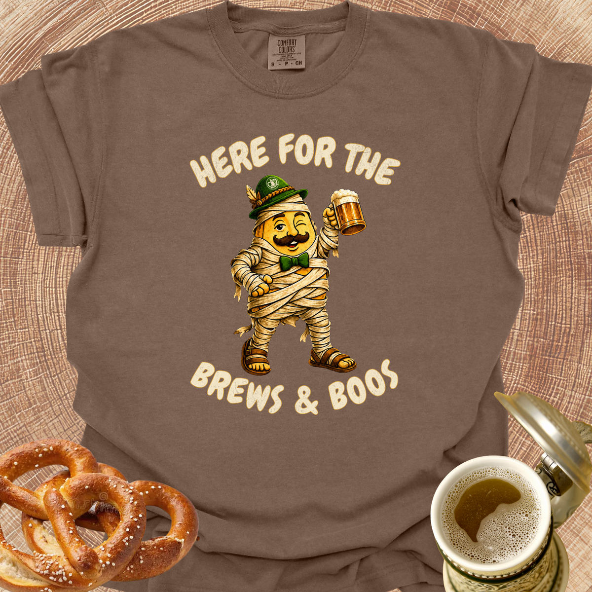 Here for the Brews & Boos T-Shirt