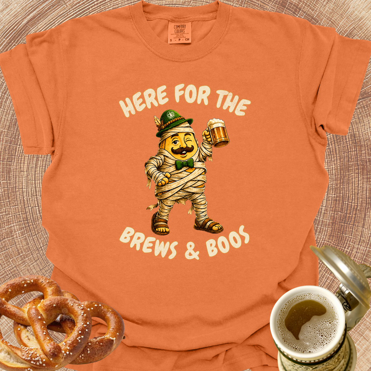 Here for the Brews & Boos T-Shirt
