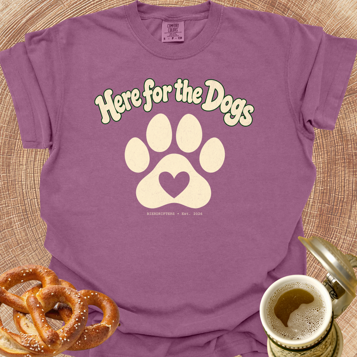 Here for the Dogs T‑Shirt