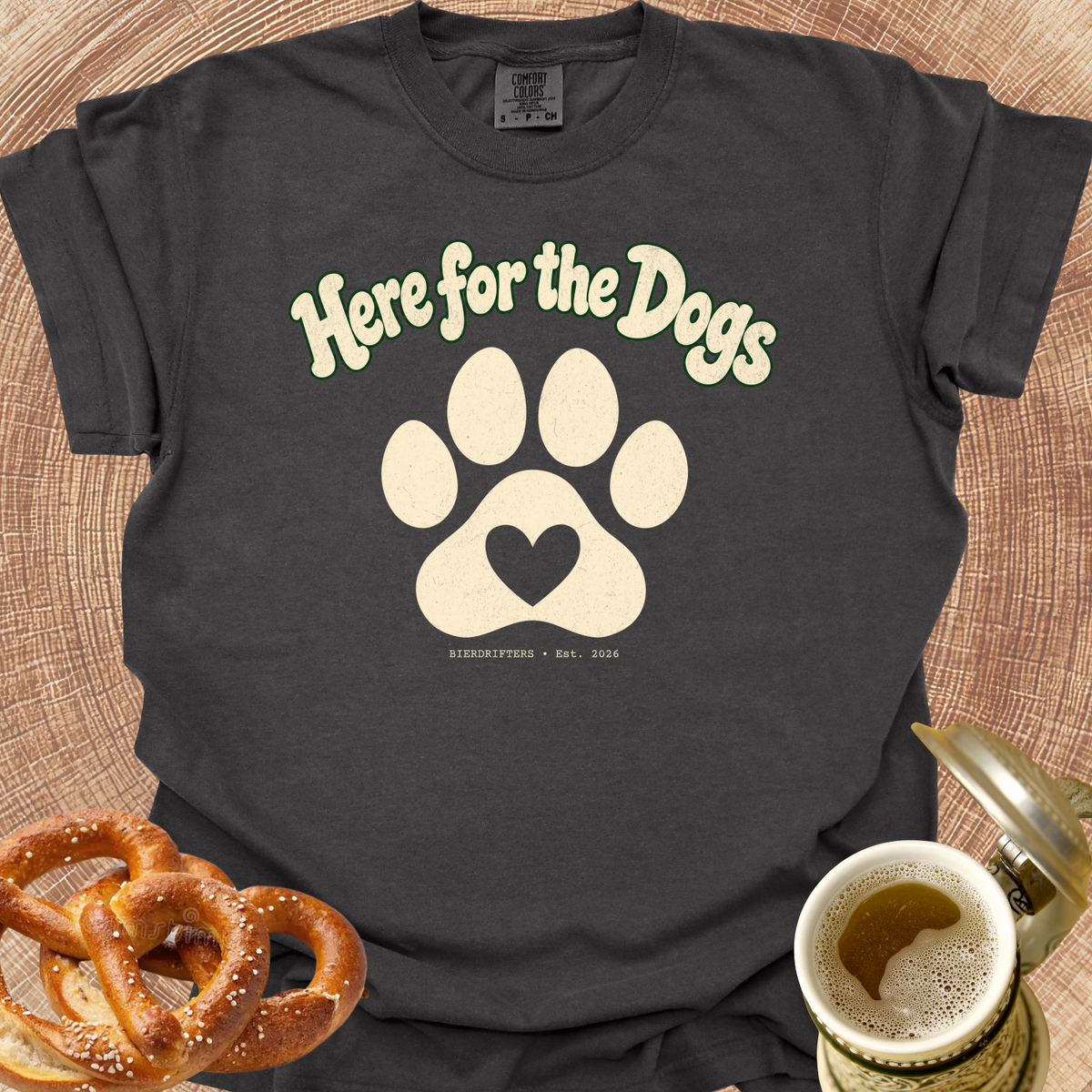 Here for the Dogs T‑Shirt