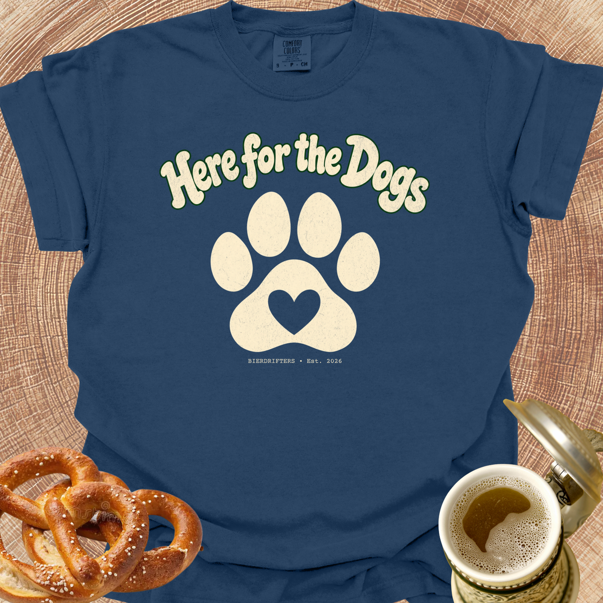 Here for the Dogs T‑Shirt