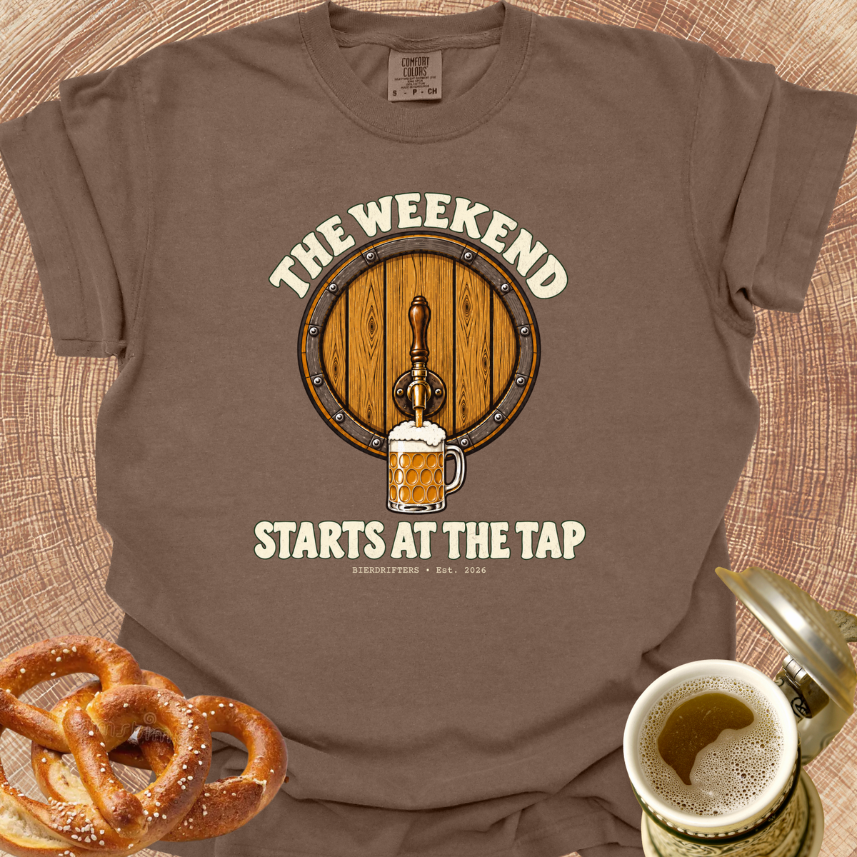 The Weekend Starts at the Tap T-Shirt
