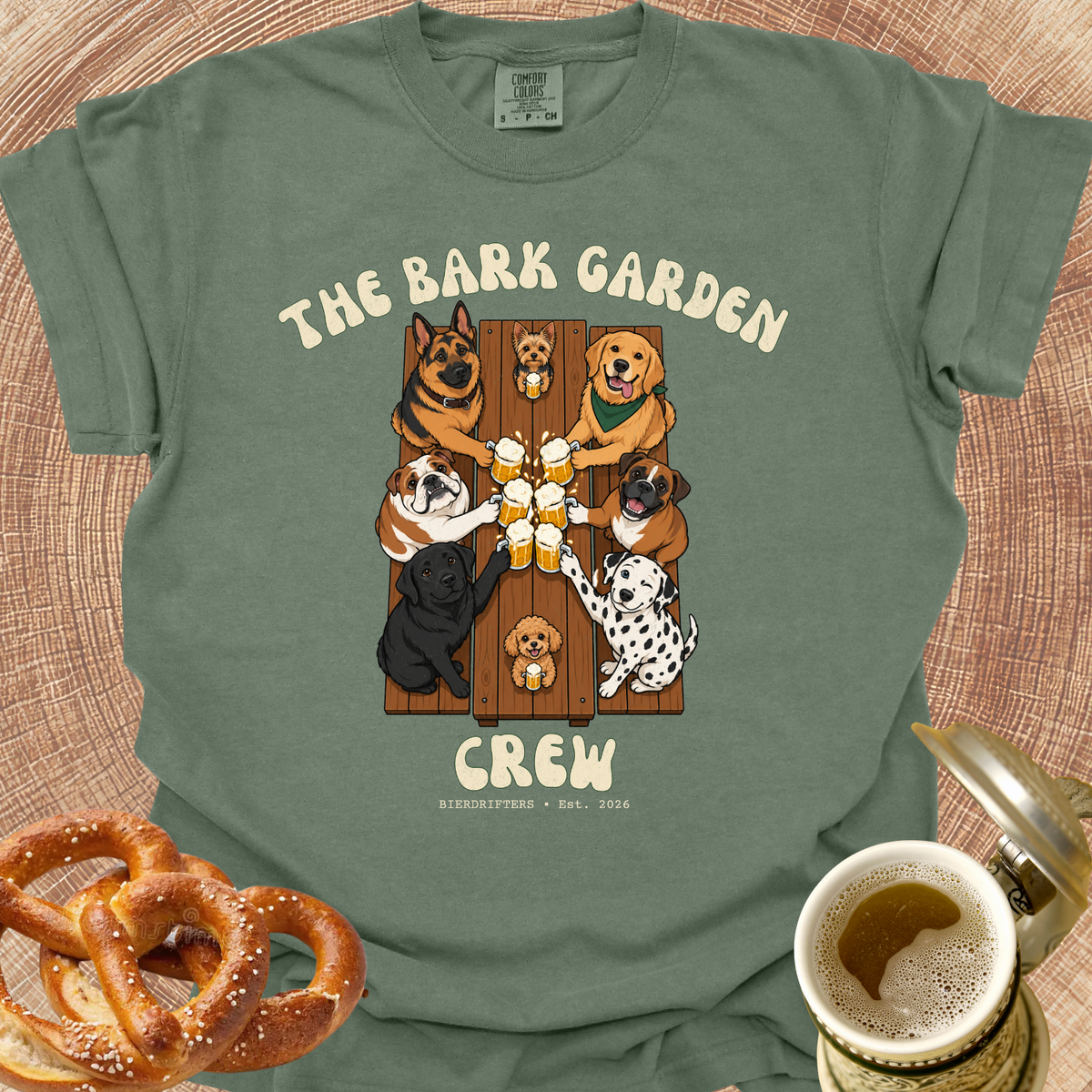 Bark Garden Crew T‑Shirt