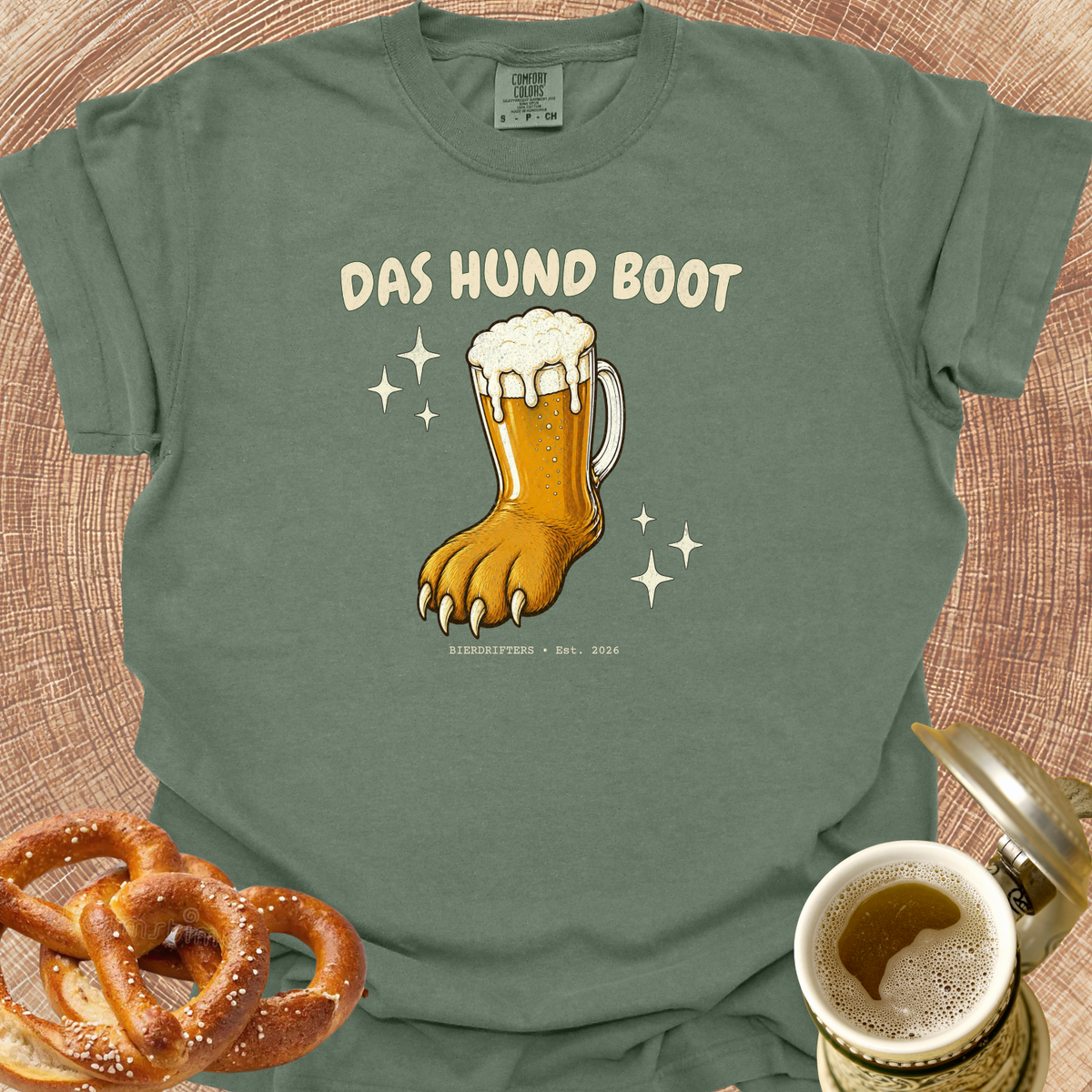 Das Hund Boot T‑Shirt