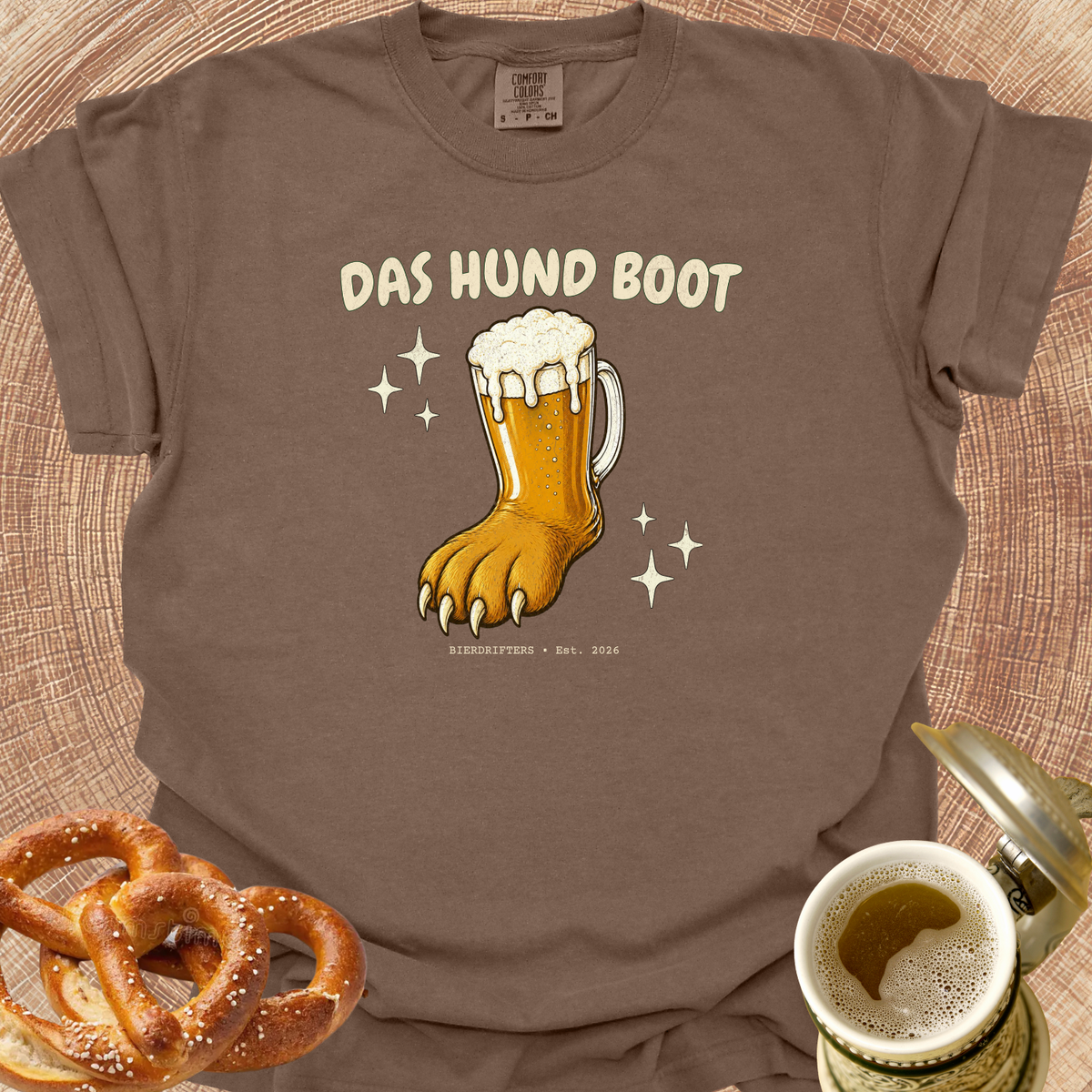 Das Hund Boot T‑Shirt
