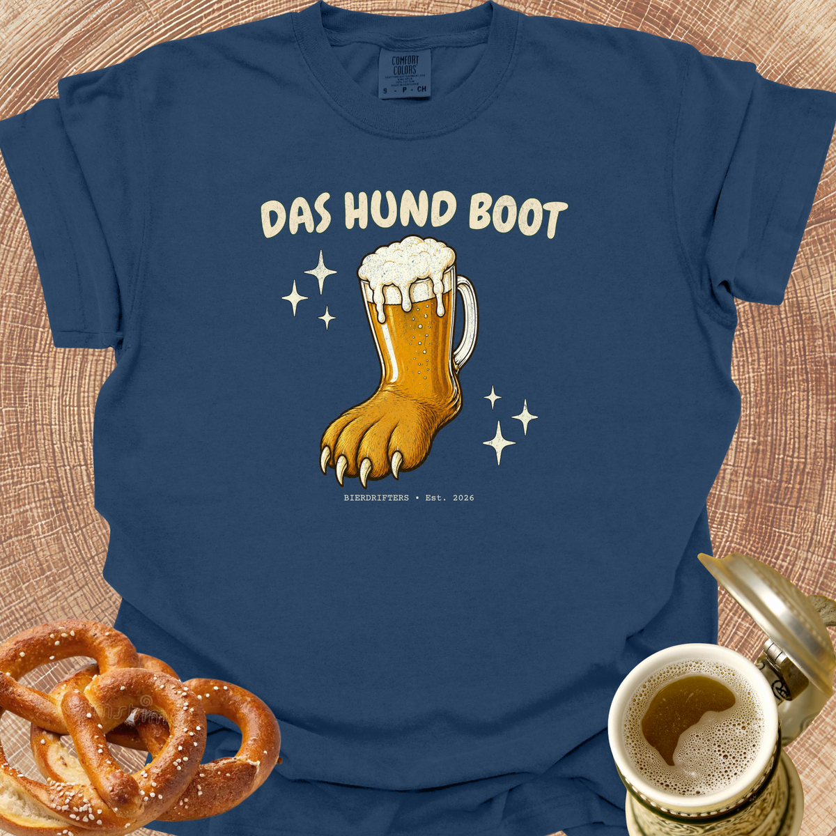 Das Hund Boot T‑Shirt