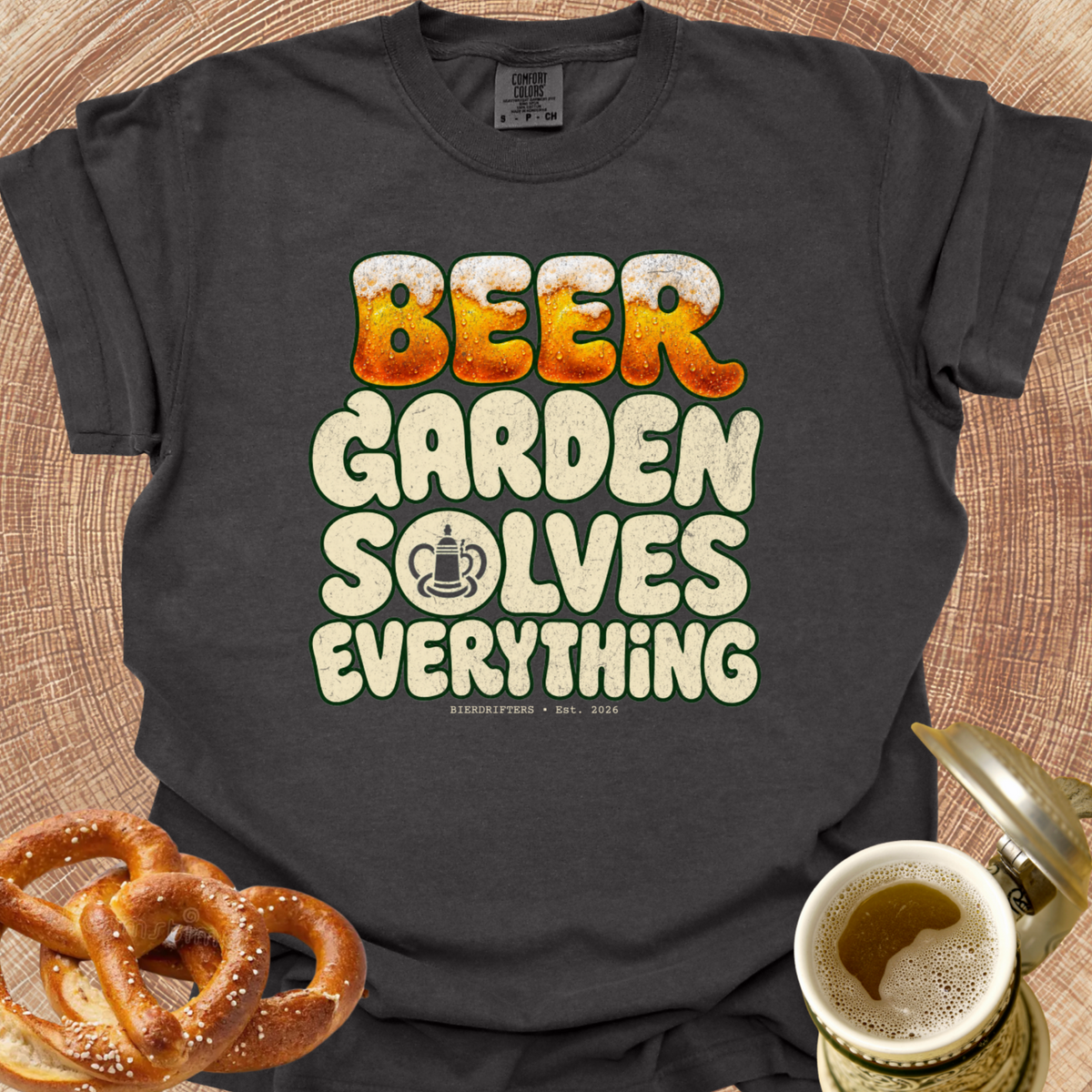 Beer Garden Solves Everything T‑Shirt