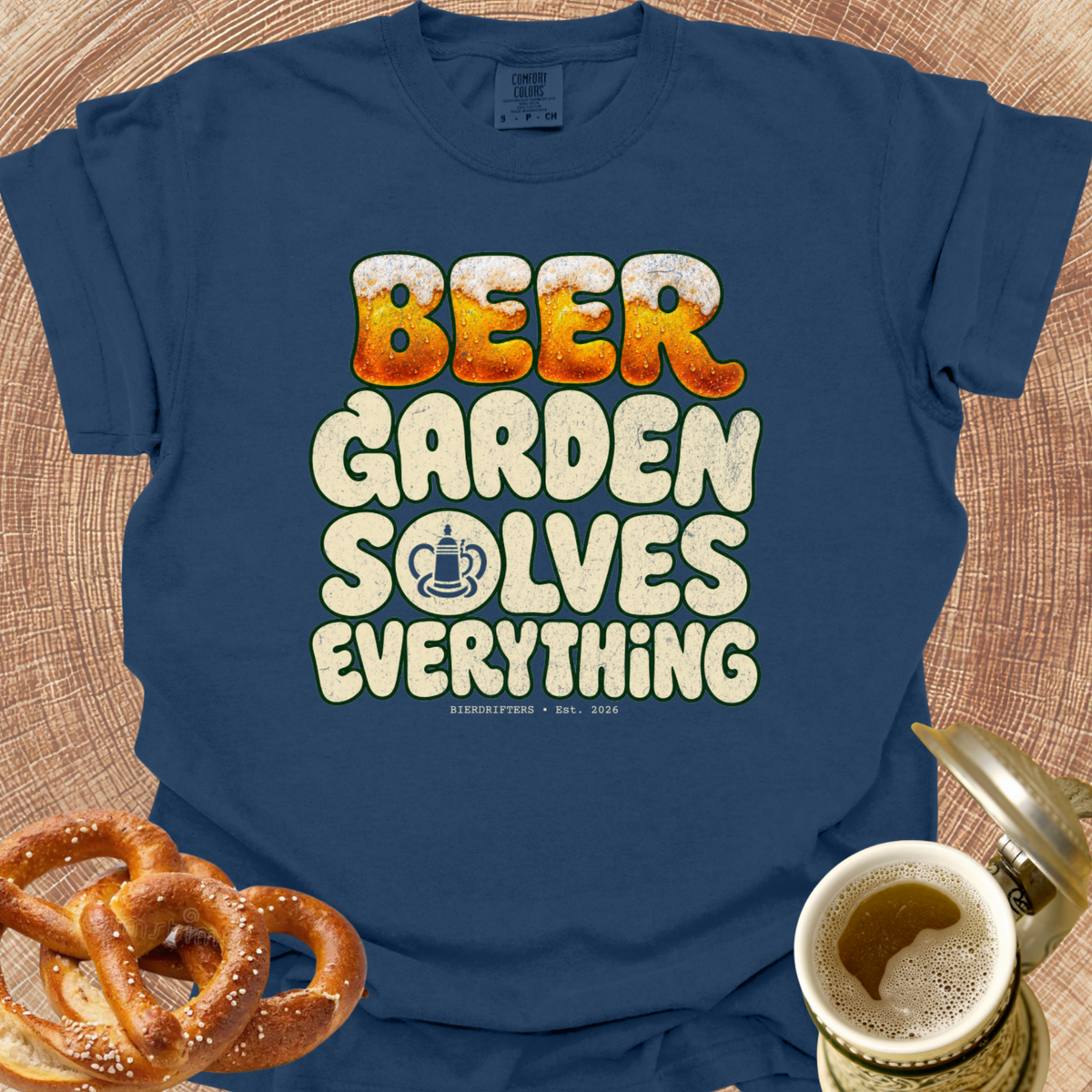 Beer Garden Solves Everything T‑Shirt