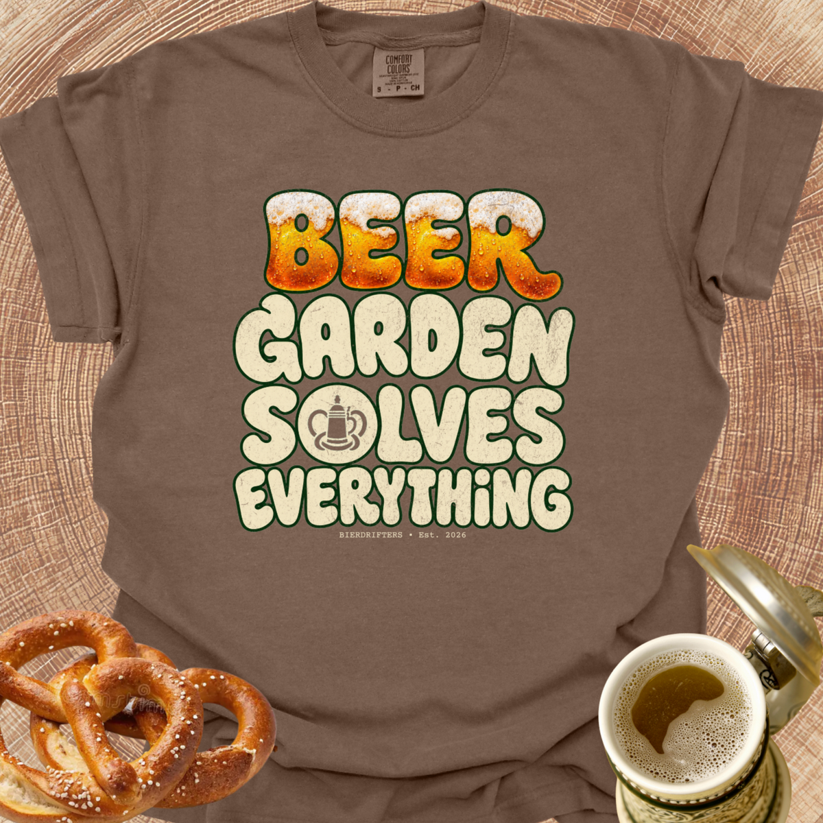 Beer Garden Solves Everything T‑Shirt