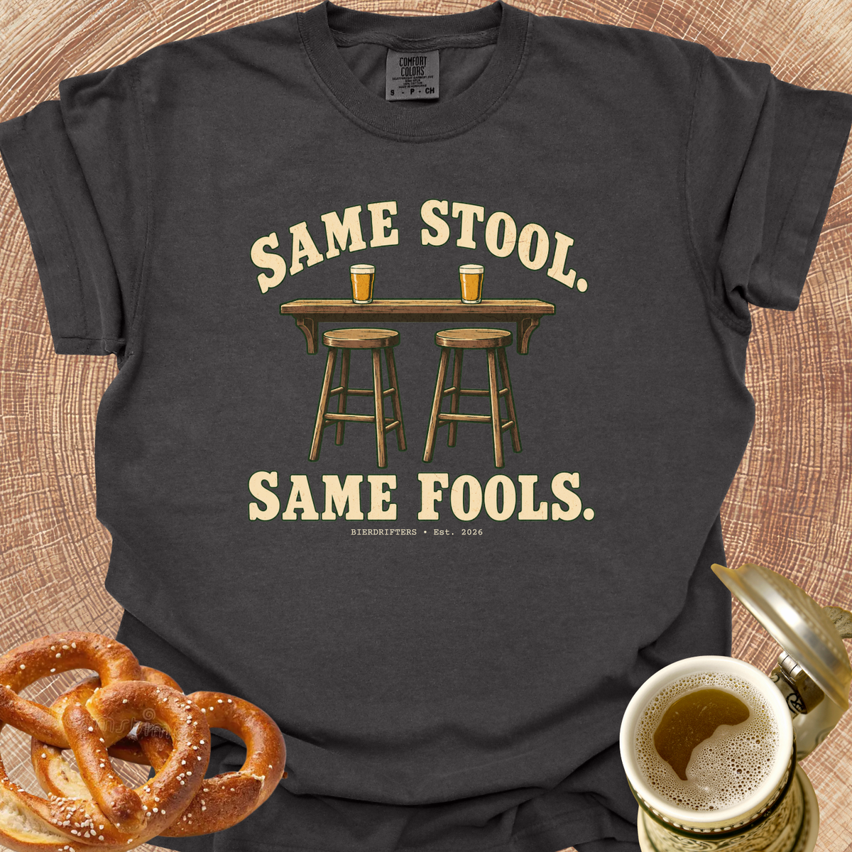 Same Stool. Same Fools. T-Shirt