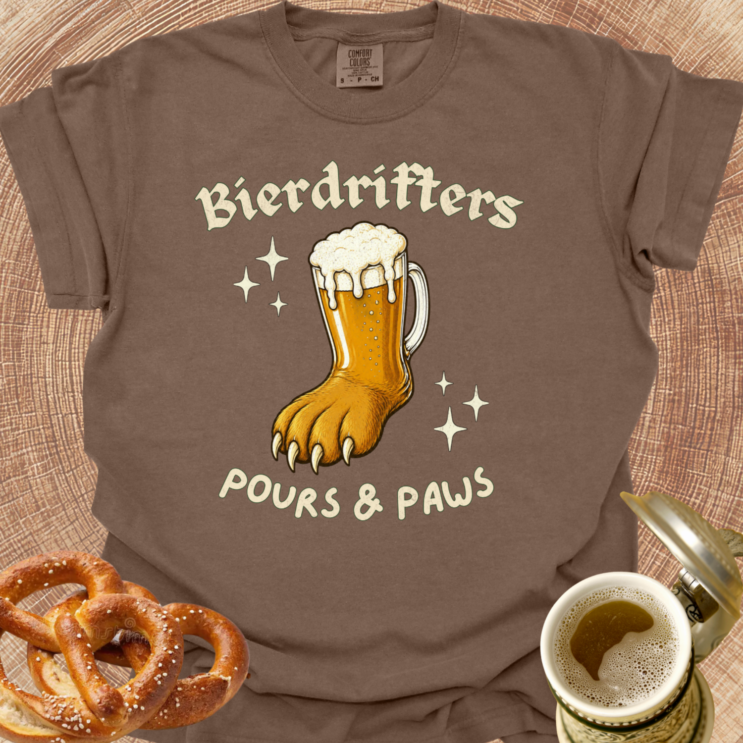 Pours & Paws T‑Shirt