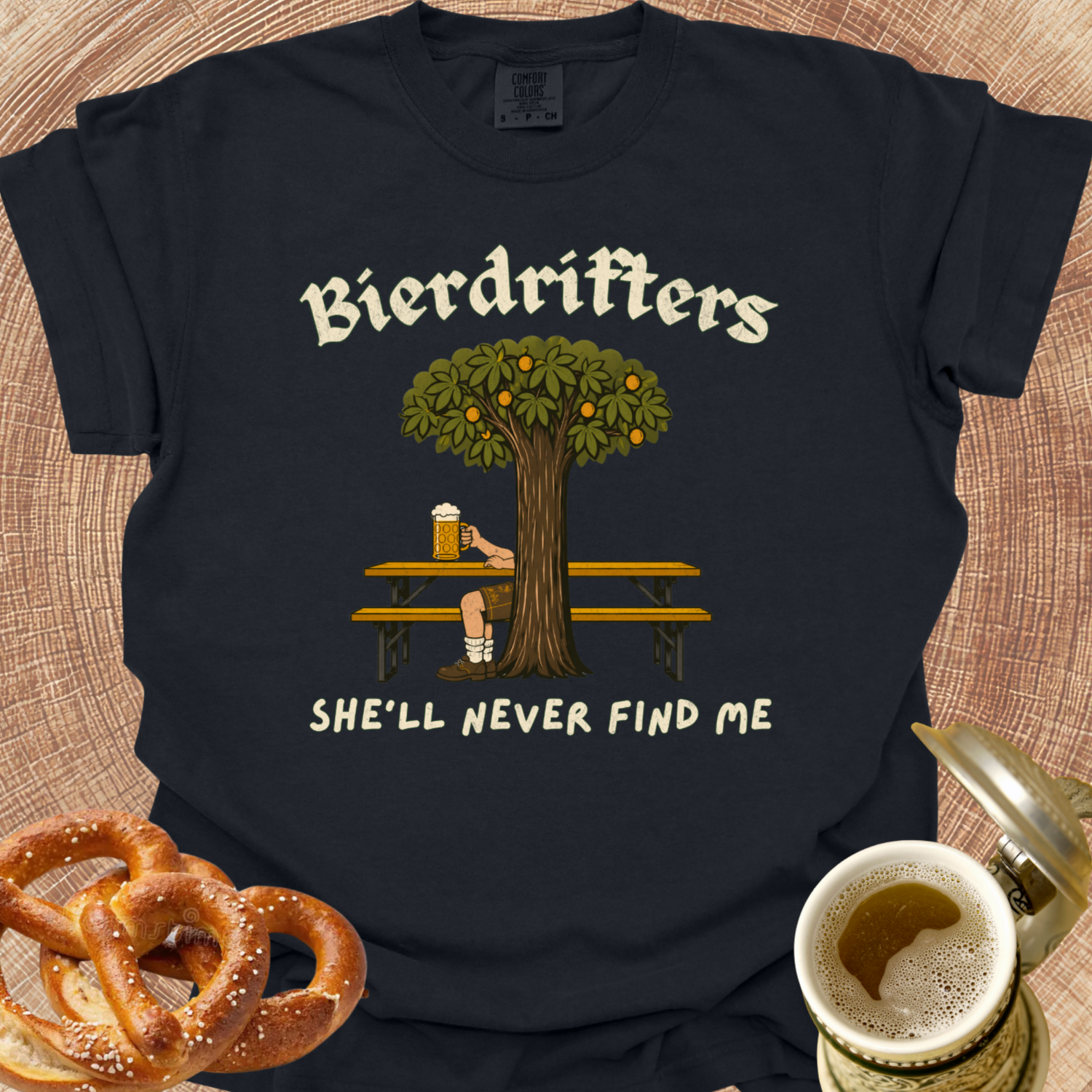 She'll Never Find Me T‑Shirt
