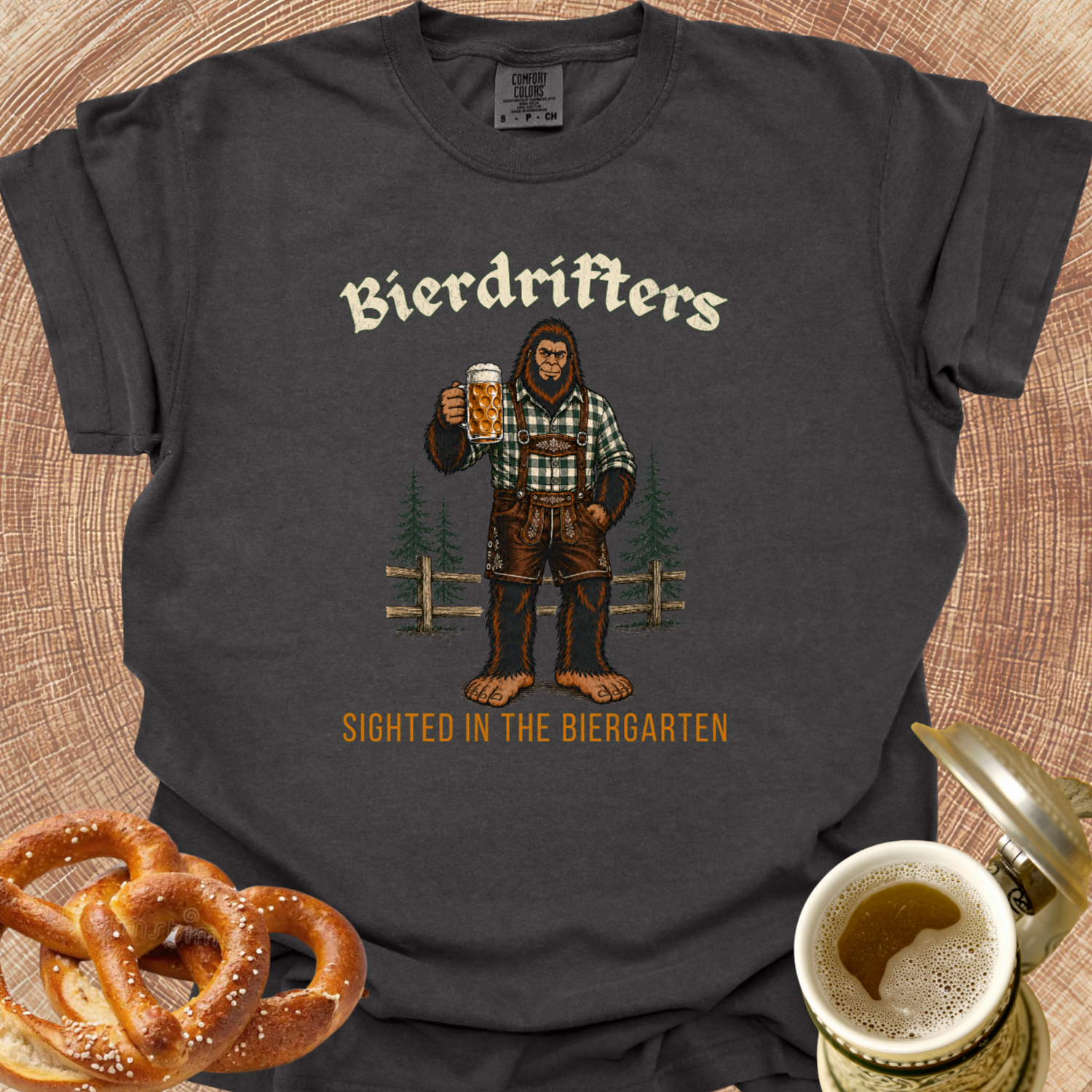 Bierfoot Sighted in the Biergarten T-Shirt